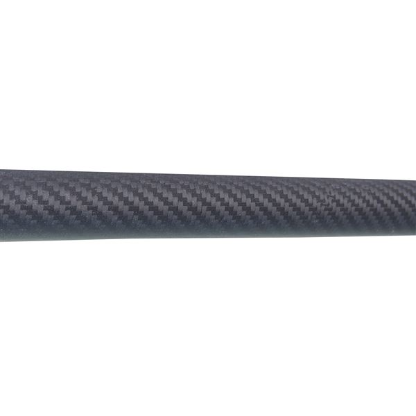 K1 NO SLIDE CARBON 29mm žerď: karbonový prepreg,speciál protiskluz,120 cm,  plastová ovalita a plastová bužírka