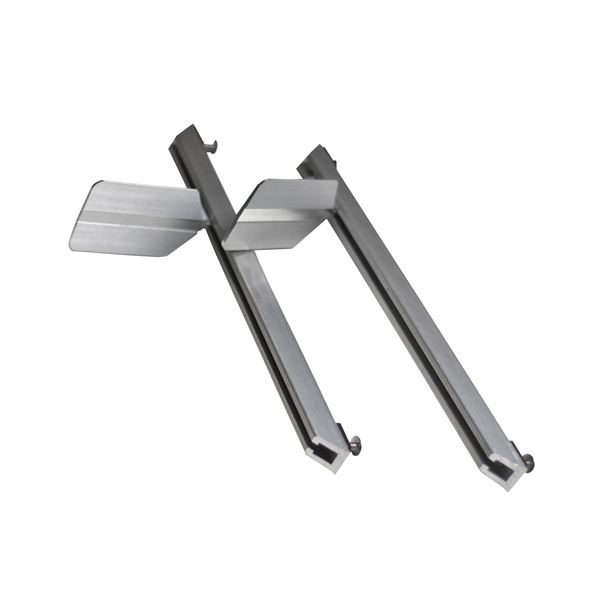 FOOTRESTS UNI (stupačky, alumateriál,délka 260 mm,posun 185 mm, 1pár)
